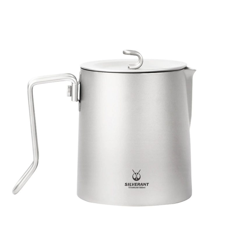 シルバーアント 純チタン ショートスパウトケトル 900ml